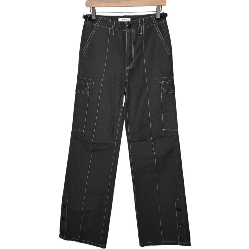 New Without Tags RE/DONE Military Wide Leg Cargo Size 25